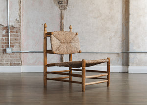 Rush Easy Chair in the Style of Charlotte Perriand