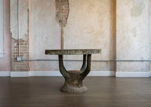 Antique Faux Bois Table