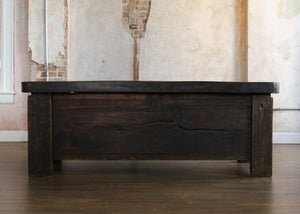 Antique Wooden Coffer or Chest