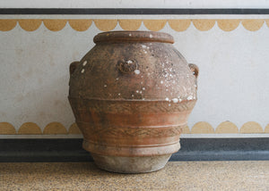 Antique Italian Terracotta Olive Jar