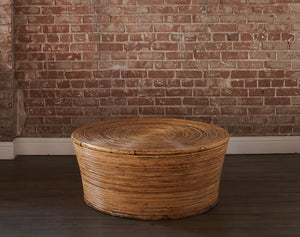 Round Rattan Coffee Table (On Hold)