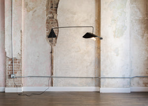 Midcentury Metal Wall Lamp in the Style of Pierre Guariche (ON HOLD)
