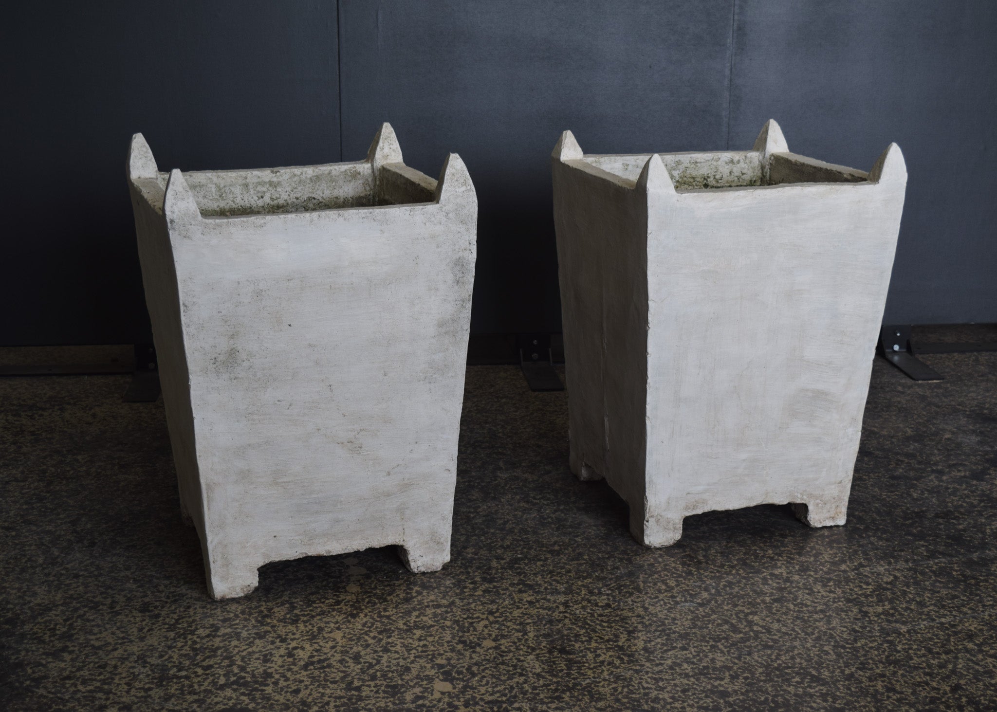 Pair of French Concrete Planters