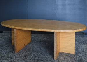 French Mid Century Oval Dining Table