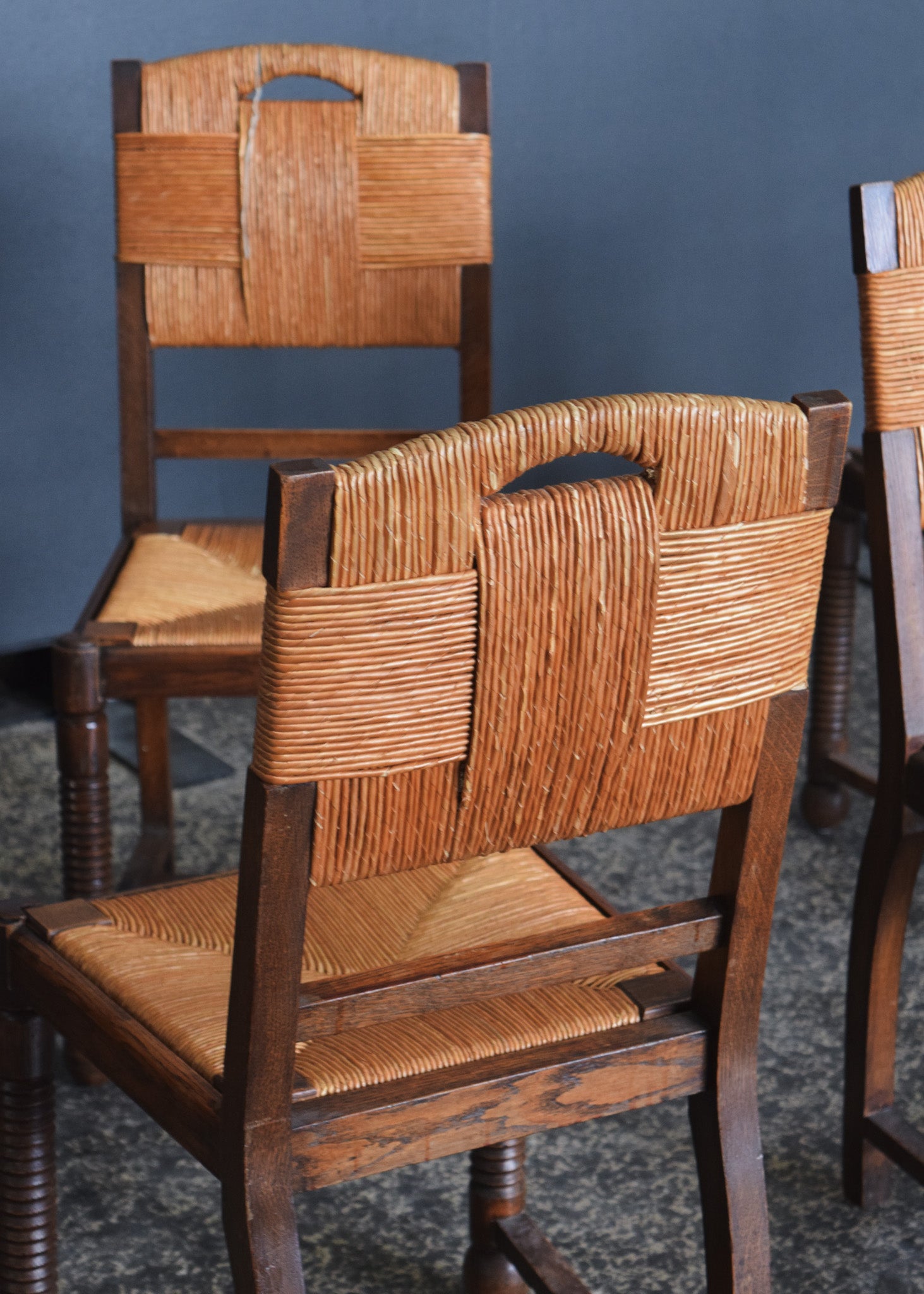 Set of Charles Dudouyt Dining Chairs