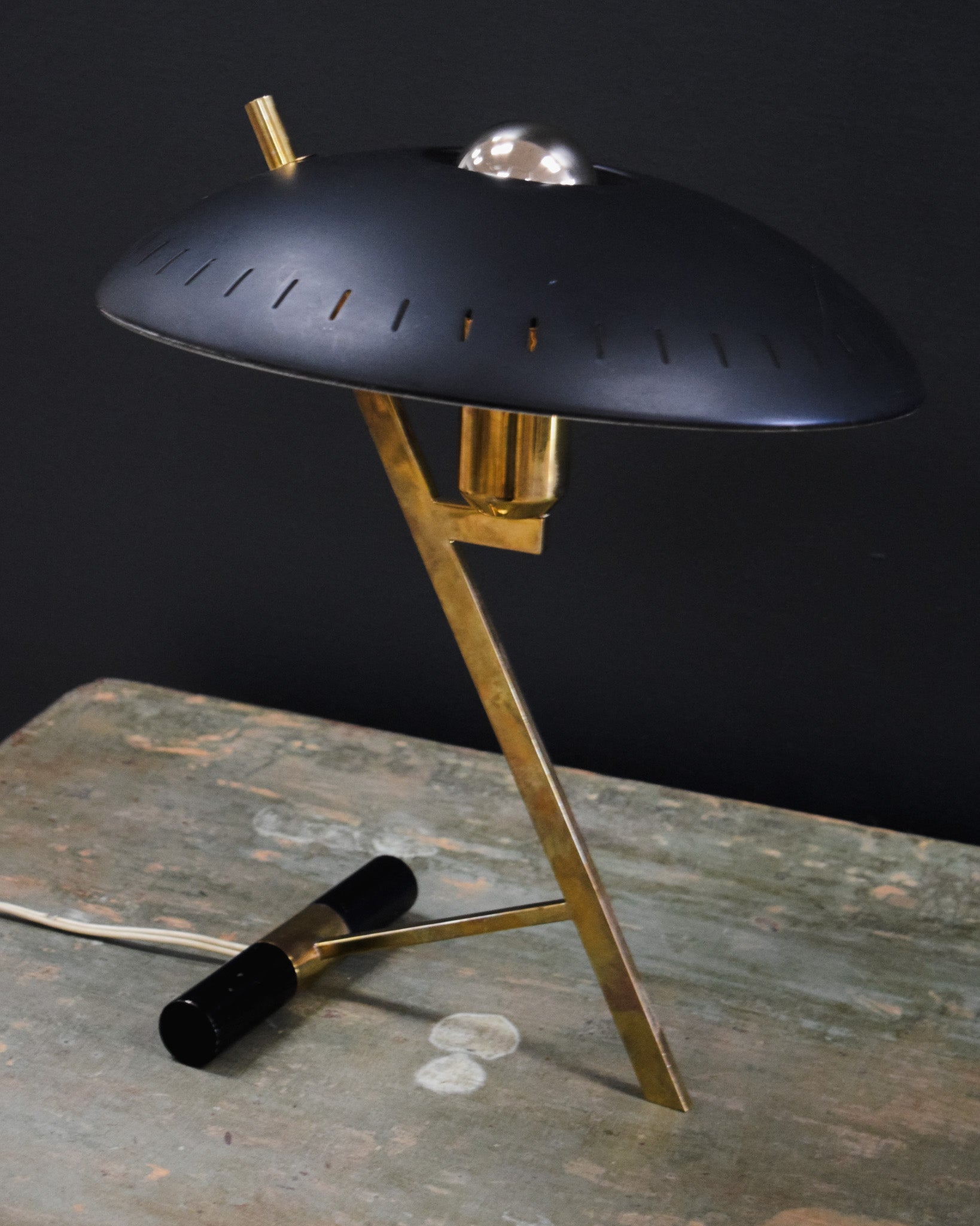 Vintage Model Z Table Lamp by Louis C. Kalff