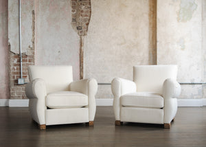 Pair of 1920's Deco Armchairs
