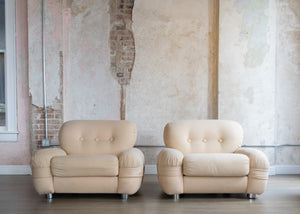 Pair of Midcentury Italian Lounge Chairs