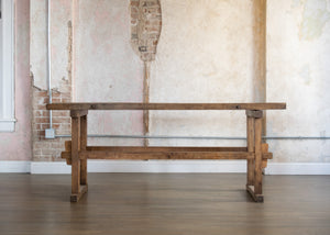 Primitive Wood Console Table
