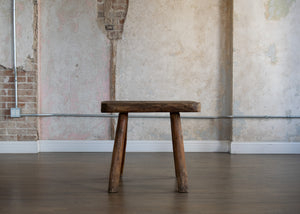 Primitive Wood Side Table
