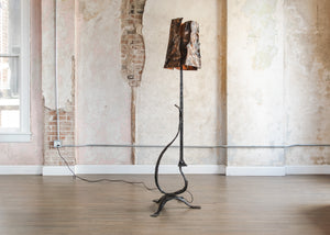 Vintage French Iron Floor Lamp