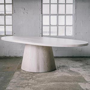 Oval Stave Dining Table