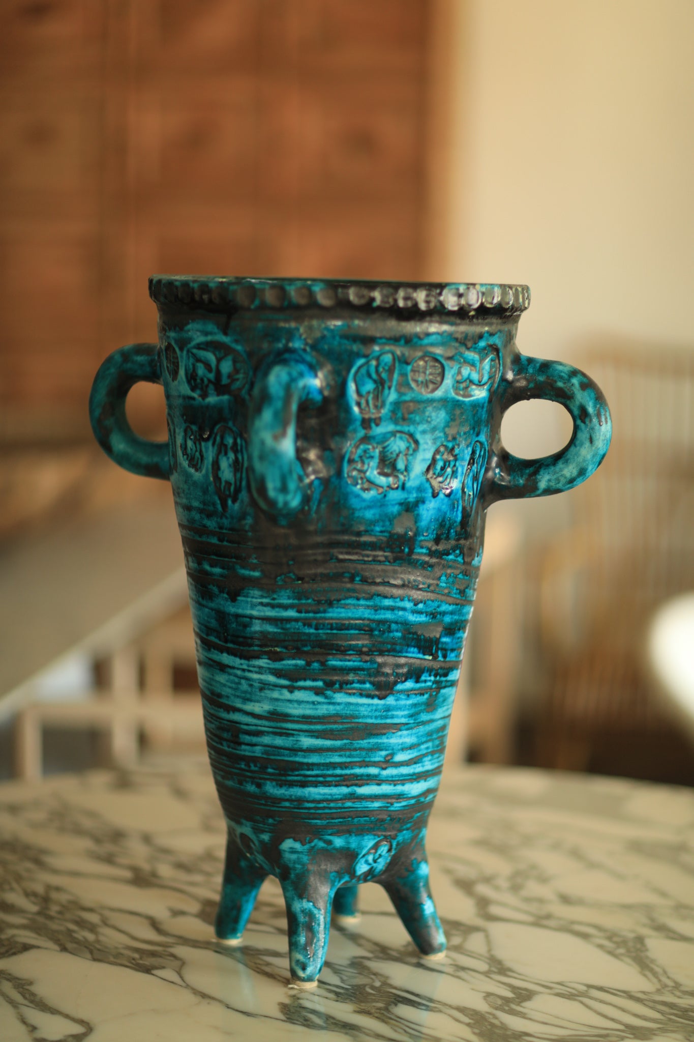 Signed "Accolay" Ceramic Vase