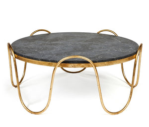 Negro Marquina, Patinated Gold Leaf